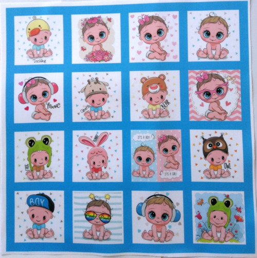 Bavlněný panel sada 35x35 cm - skladem — foto 1