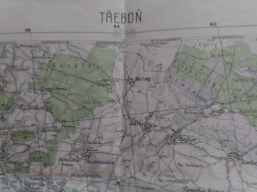Mapa - Třeboň