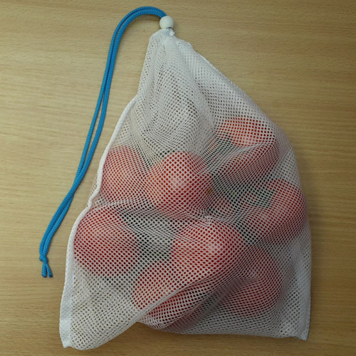 Ekopytlík střední – 35 x 30 cm, modrý — foto 1