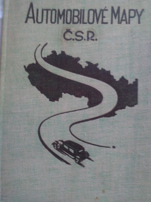 Mapa - Automobilová mapa Č.S.R. z 1. republiky