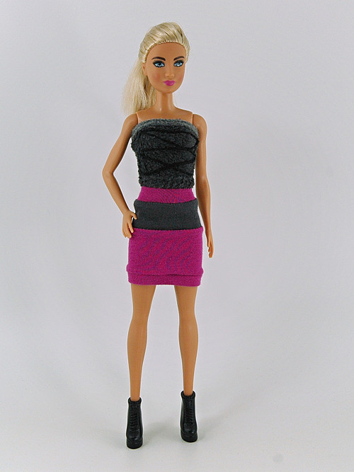 Barbie - Komplet šedorůžový — foto 1