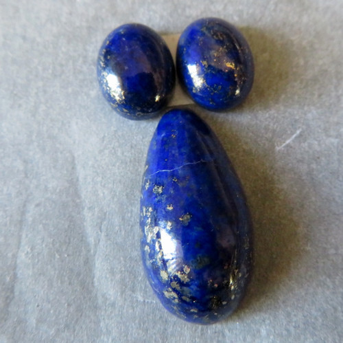 Lapis lazuli Extra, přírodní, souprava č.9 — foto 1