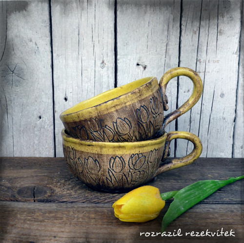 Ze země tulipánů - hrnek šišatý