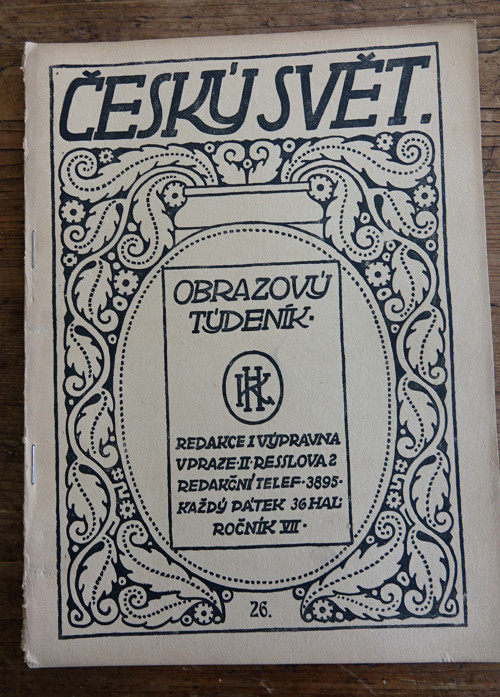 Český svět - č. 26, roč. VII, r. 1910