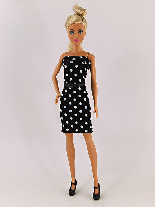 Barbie - černobílé šaty — foto 1