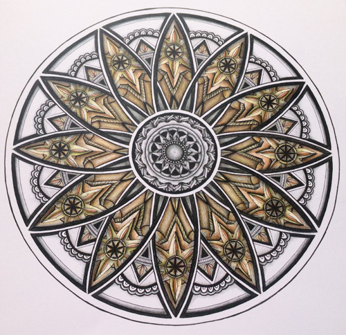 Mandala - hvězdice A3 — foto 1