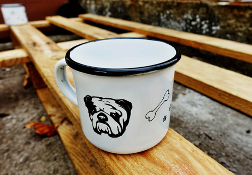 Plecháček pro milovníky pejsků "BULDOK"