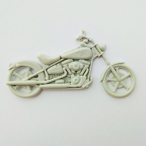 Motocykl (polymerová ozdoba) (PME 12)