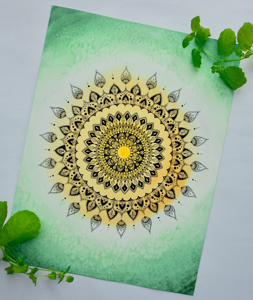 Cesta, mandala, originál — foto 1