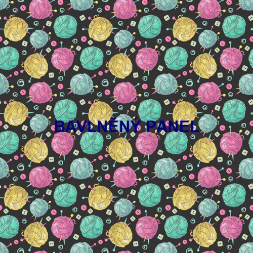 Bavlněný panel 35 x 35 cm