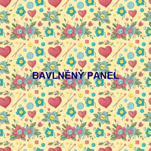 Bavlněný panel 35 x 35 cm — foto 1