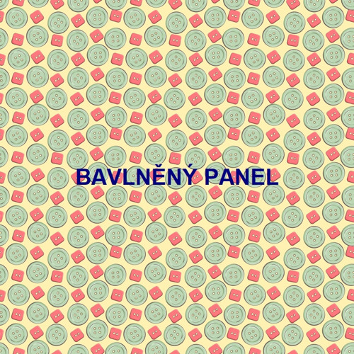 Bavlněný panel 35 x 35 cm