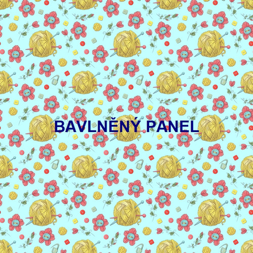 Bavlněný panel 35 x 35 cm
