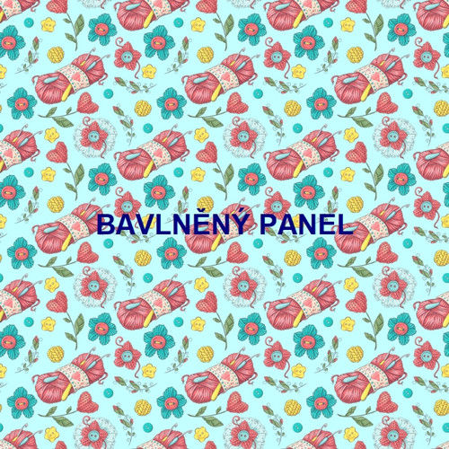 Bavlněný panel 35 x 35 cm