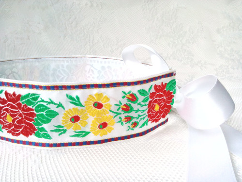 Folklórna čelenka (kvety)