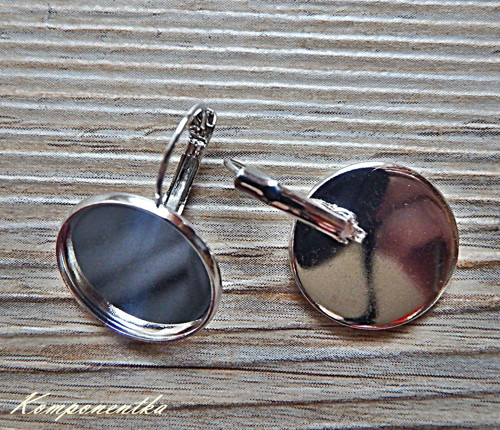 Náušnicové háčky na kabošony 18mm 2kusy