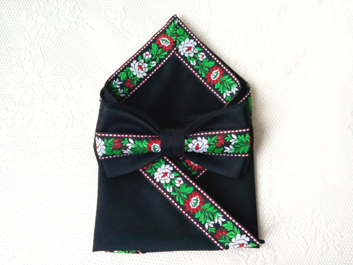 Slovenský folklórny set (čierny)