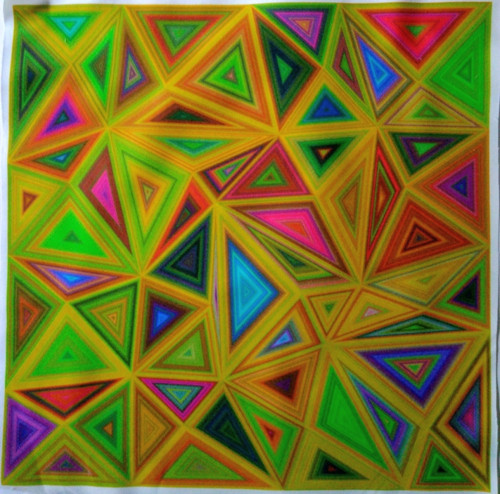 Bavlněná látka - panel 35 x 35 cm — foto 1