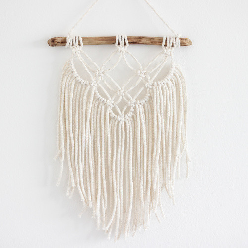 Přírodní macramé střední — foto 1