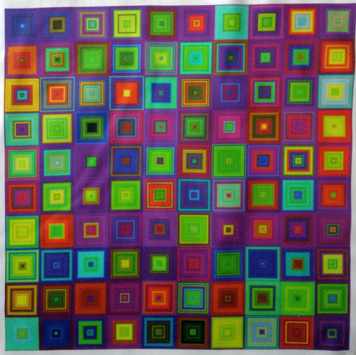 Bavlněná látka - panel 35 x 35 cm — foto 1
