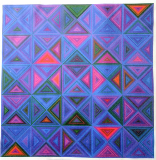 Bavlněná látka - panel 35 x 35 cm — foto 1