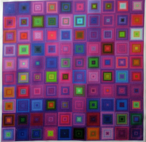 Bavlněná látka - panel 35 x 35 cm — foto 1