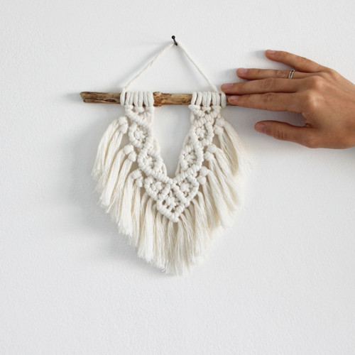 Přírodní macramé malé — foto 1