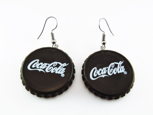 Náušnice Coca-Cola