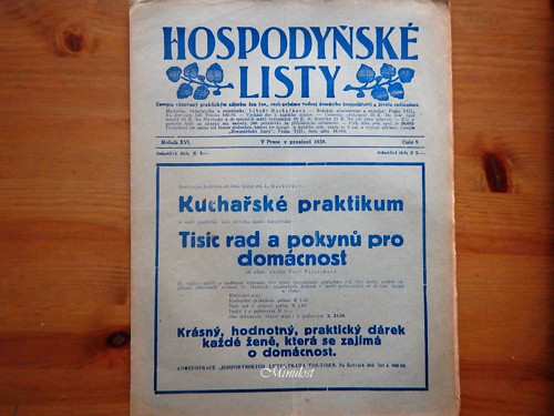 Hospodyňské listy - ročník XVI, číslo 9