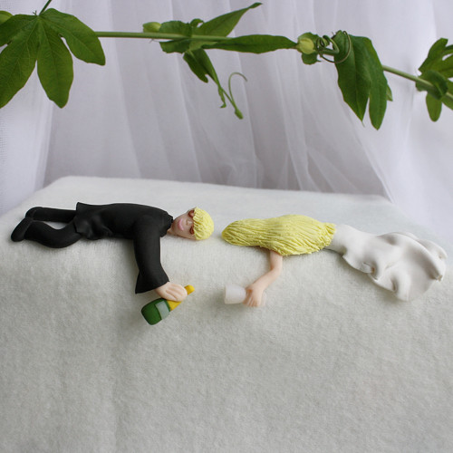 Figurky na svatební dort - VTIPNÉ