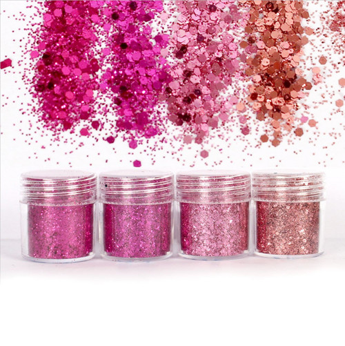Set třpytek na dekoraci nehtů, make-up, manikúru,