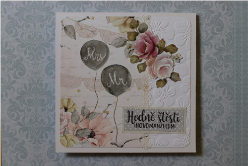 Přání balonky Mr + Mrs — foto 1