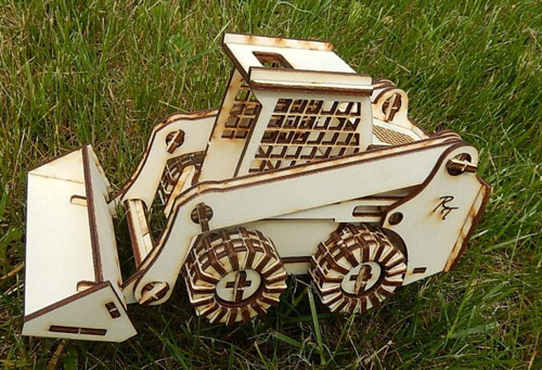 Bobcat - dřevěná stavebnice