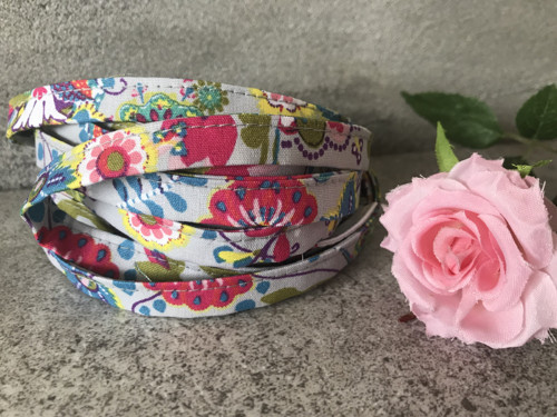 Tkaničky do bot - poppy na šedé — foto 1