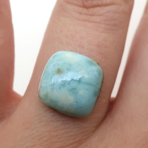 Kabošon larimar čtverec 11,9mm — foto 1