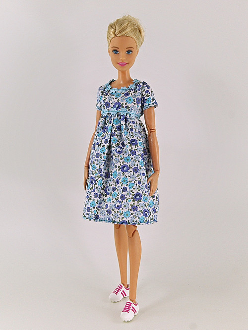 Barbie - Modrokytičkové šaty — foto 1