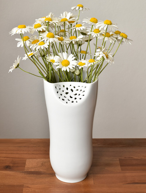 "White Flower" porcelánová váza — foto 1