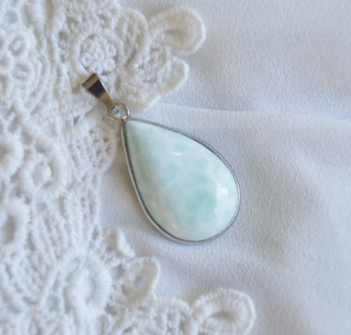 Larimar, přívěsek — foto 1