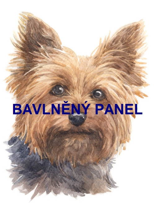 Bavlněný panel 25 x 25cm — foto 1