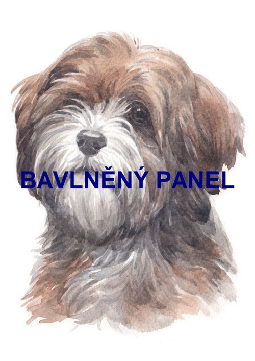 Bavlněný panel 25 x 25cm