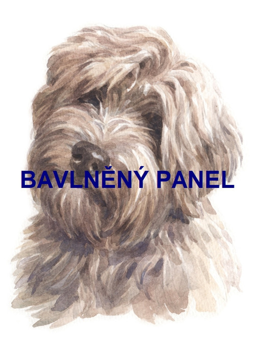 Bavlněný panel 25 x 25cm