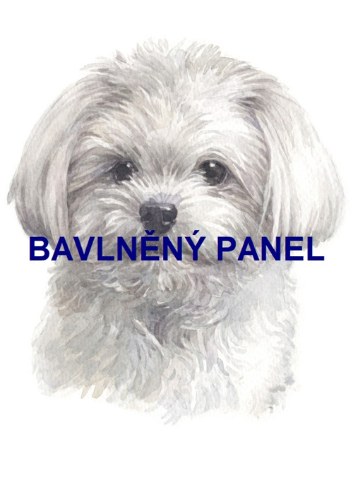 Bavlněný panel 25 x 25cm — foto 1