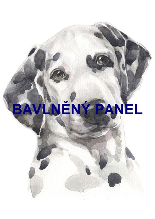 Bavlněný panel 25 x 25cm