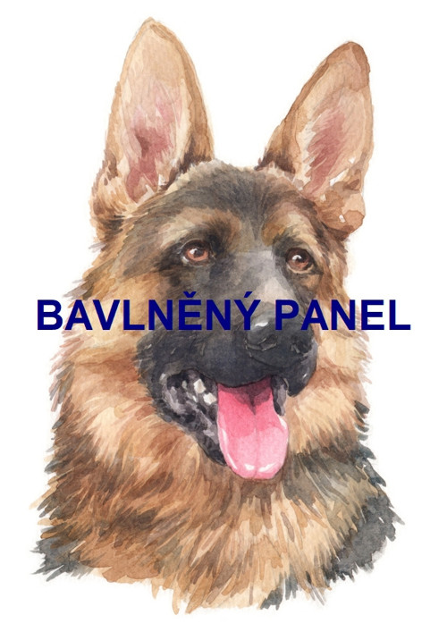 Bavlněný panel 25 x 25cm