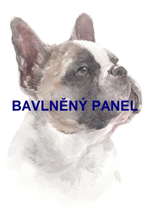 Bavlněný panel 25 x 25cm
