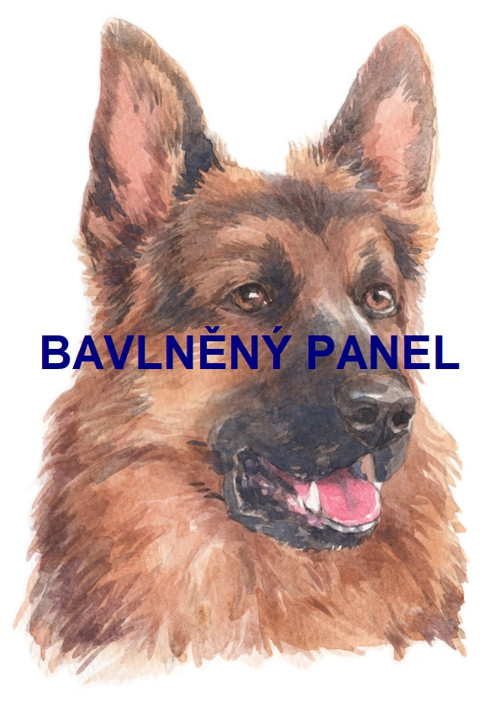 Bavlněný panel 25 x 25cm — foto 1