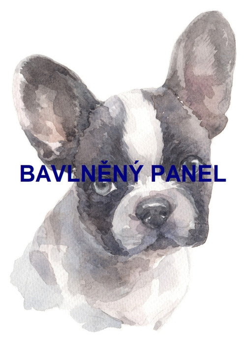 Bavlněný panel 25 x 25cm