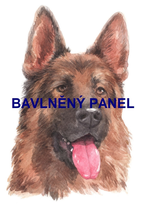 Bavlněný panel 25 x 25cm — foto 1