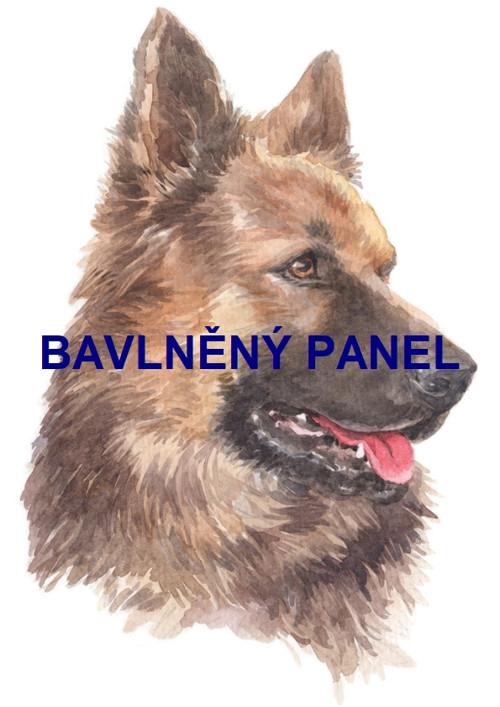 Bavlněný panel 25 x 25cm — foto 1
