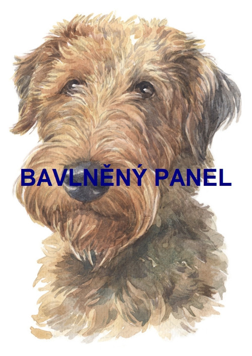 Bavlněný panel 25 x 25cm